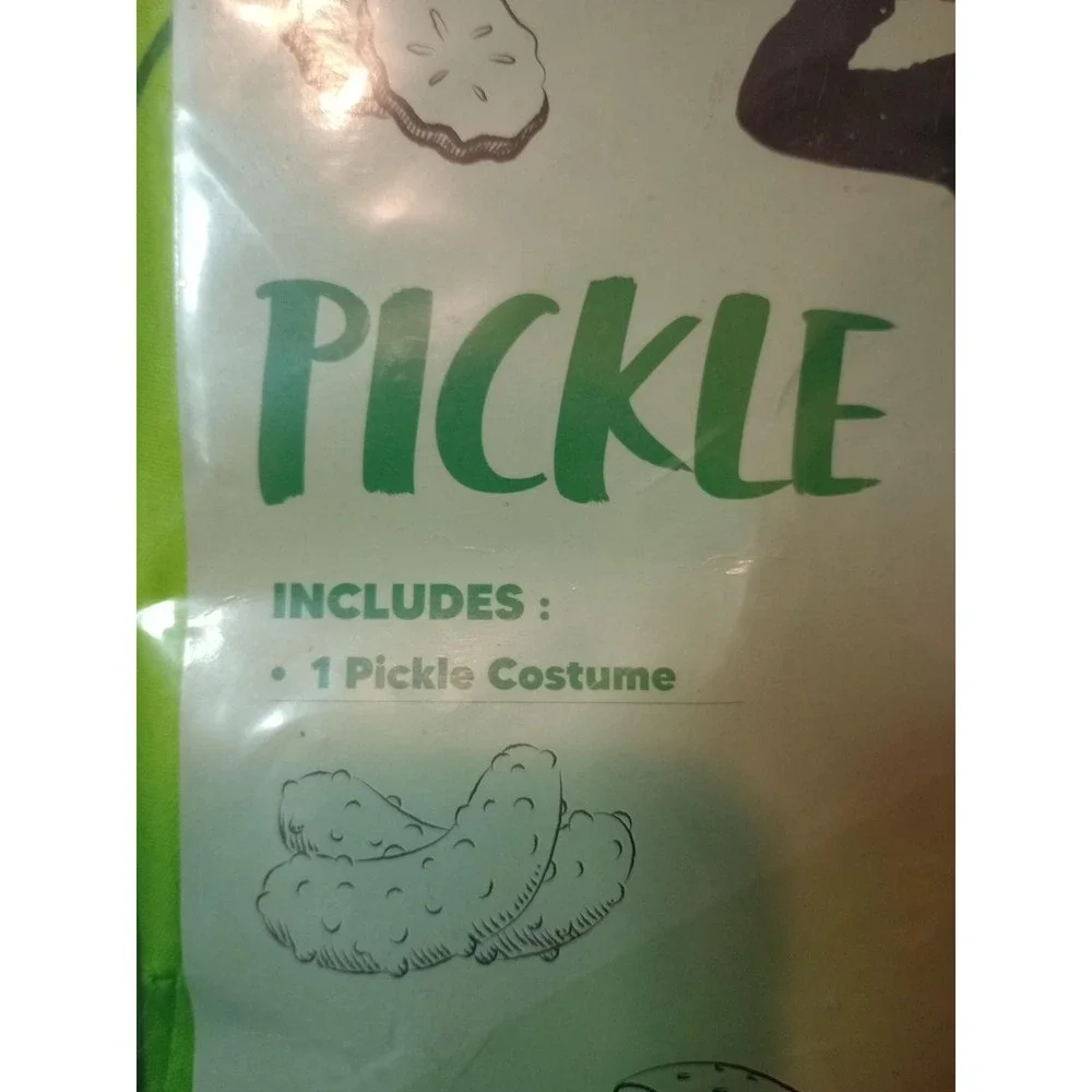 Spooktacular Creations Pickle Costume Kids L 10-12 Green Halloween Food